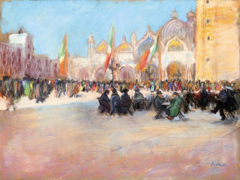 Rippl-Rónai József (1861-1927): A Szent Márk tér Velencében, 1904 körül