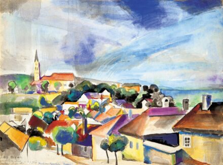 Patkó Károly (1895-1941): Karmelita templom Keszthelyen, 1932