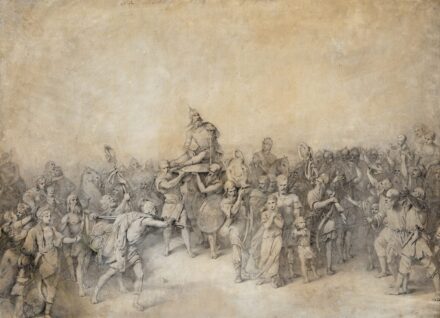 Zichy Mihály (1827-1906): Oleg visszatérése Görögországból, 1850-es évek eleje