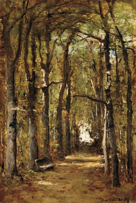 Munkácsy Mihály (1844-1900): Fasor, 1873