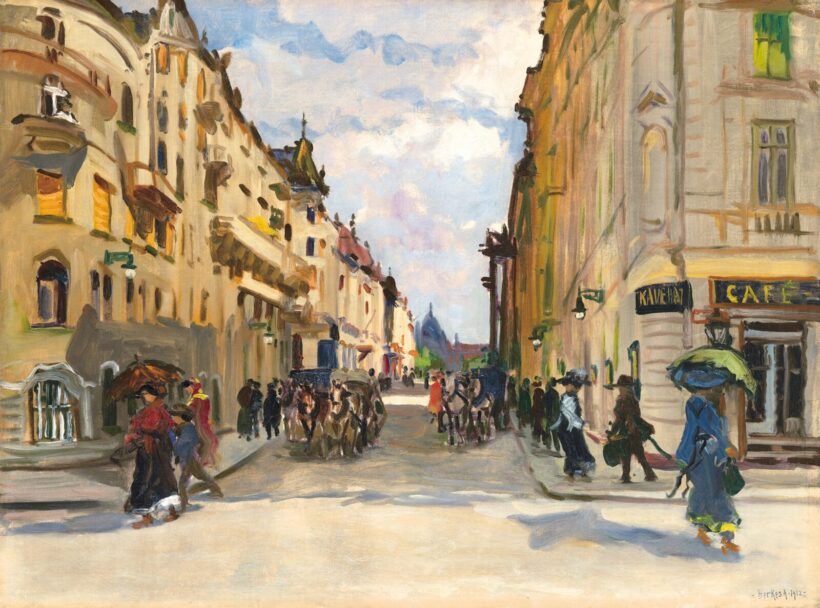 Berkes Antal (1874-1938)  : Kávéház, 1913