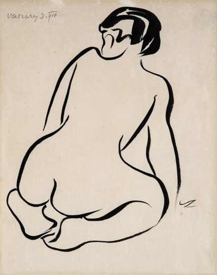 Vaszary János (1867-1939): Hátakt, 1910