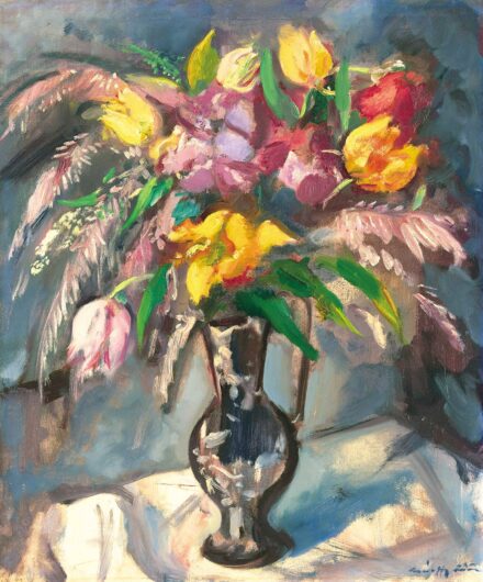 Márffy Ödön (1878-1959): Tulipános csendélet