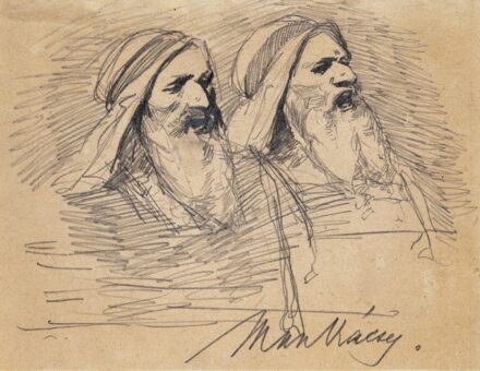 Munkácsy Mihály (1844-1900): Tanulmány a Krisztus Pilátus előtt c. képhez