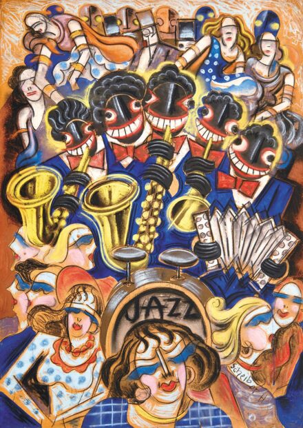 Scheiber Hugó (1873-1950): Jazz-band, 1940 körül