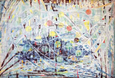Gyarmathy Tihamér (1915-2005): Téli ritmusok (Ablakterv), 1951