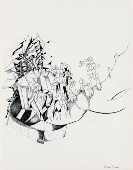 Rozsda Endre (1913-1999): Esti séta, Promenade du Soir, Paris, 1976