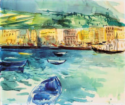 Bernáth Aurél (1895-1982): Capri, 1963