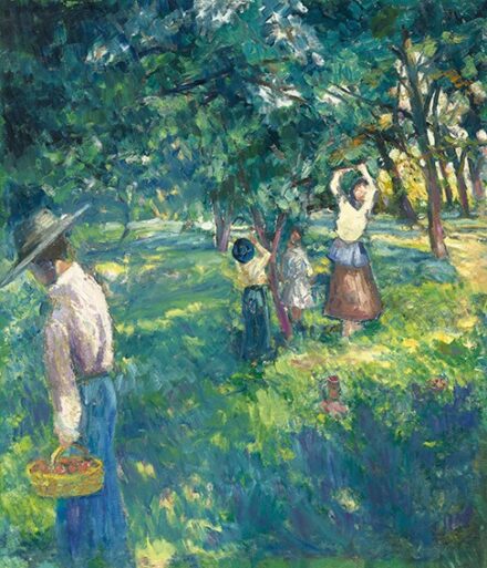 Szolnay Sándor:  Nagybányai gyümölcsös kert, 1923