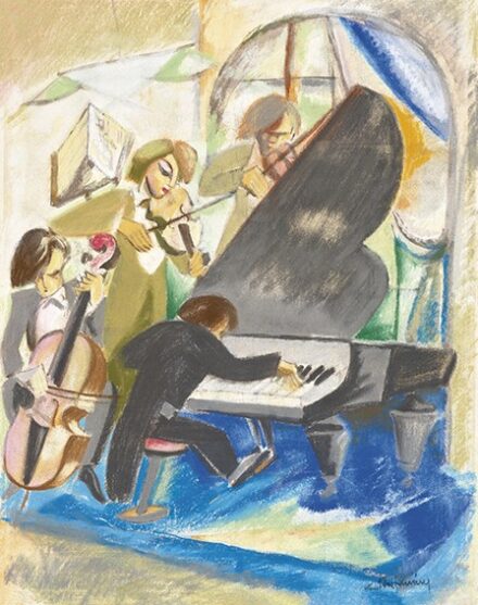 Szakmáry László:  Házi koncert, 1930 körül