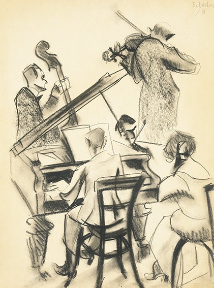 Scheiber Hugó:  Zenélő társaság (Kvintett), 1922