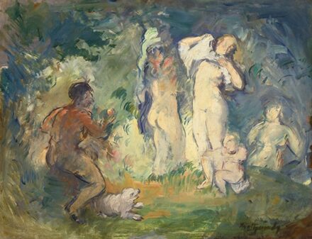 Mattyasovszky-Zsolnay László:  Páris ítélete (Hommage á Cézanne), 1929