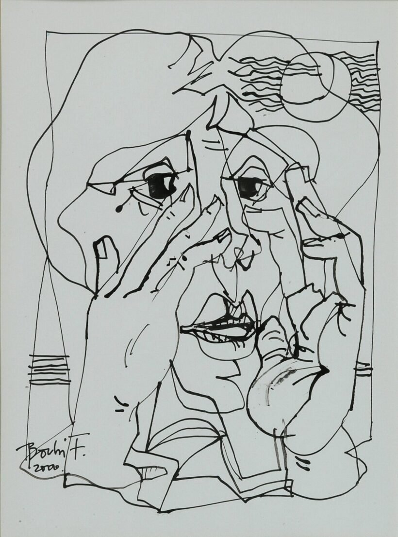 Bodri Ferenc (1943): Férfifej, 2006