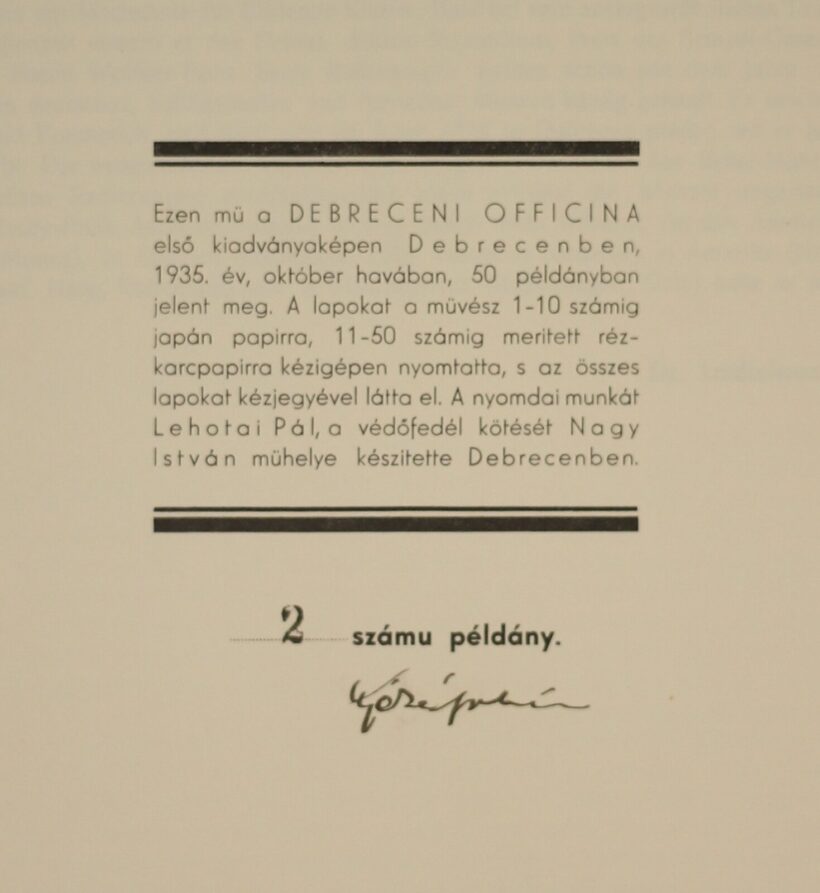 Vadász Endre "Tíz rézkarc exlibris 1935":  + Benkő Ferenc szignált exklibrise - Image 2