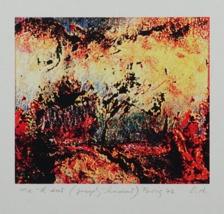 Kádár, Joseph (1936 - 2019): Színes kompozíció, Paris, 1972