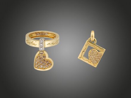 Briliáns gyűrű függő La Nouvelle Bague