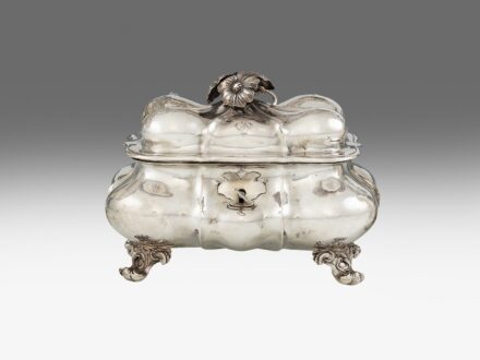 Biedermeier cukordoboz
