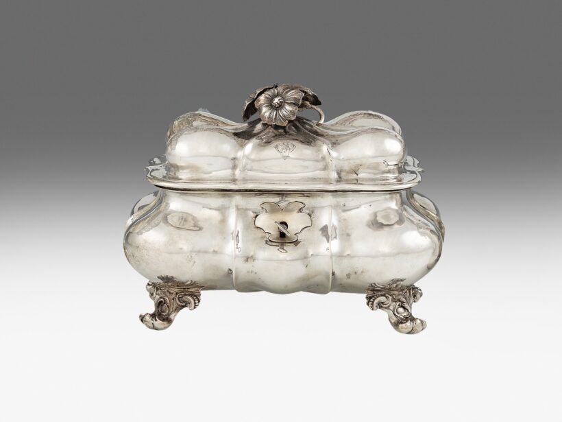 Biedermeier cukordoboz