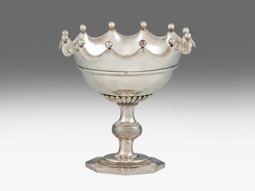 Biedermeier csemegéstálka