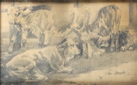 Haranghy Jenő (1894-1951): Tehenek 1925.