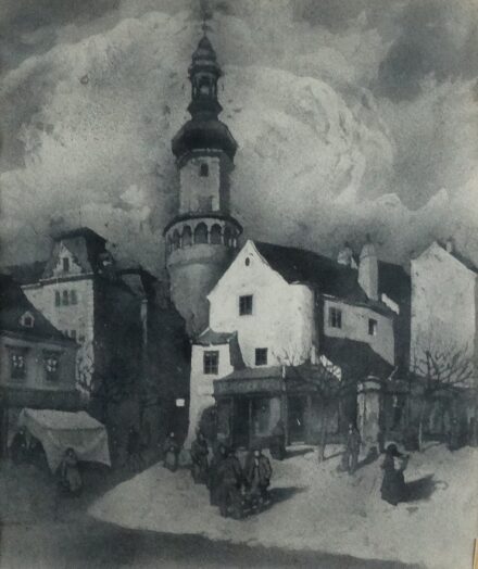Ágoston Ernő (1889-1957): Sopron  1914.