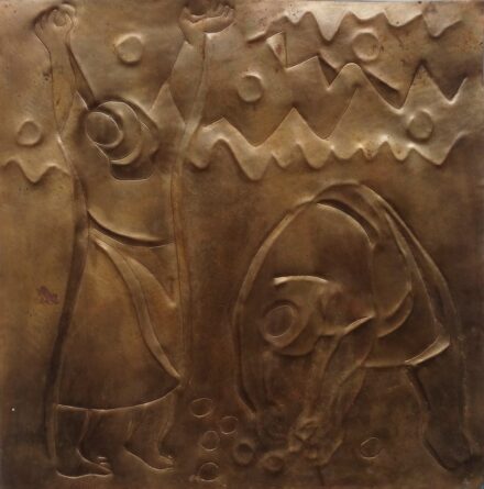 Gyarmathy Tihamér (1915 - 2005): Almaszedők 1954.