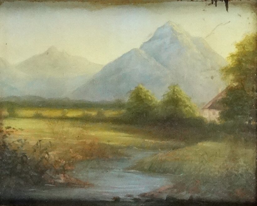 Telepy Károly (1828-1906): Patakpart