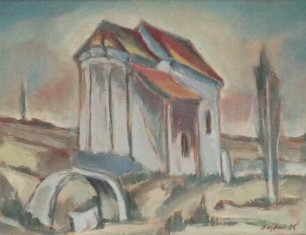 Bojtor Károly (1933-1999): Műemlék , vázlat