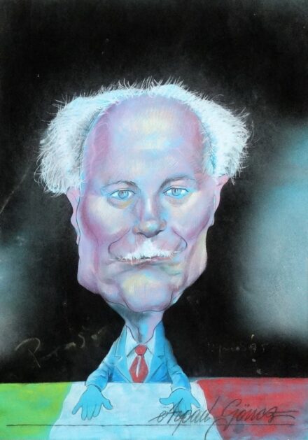 Olvashatatlan, Göncz Árpád karikatúrája 1995