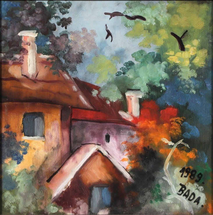Bada Márta (1951): Gödöllői táj, 1989