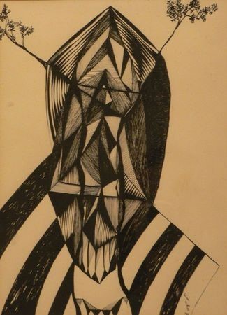 Kósza Sipos László (1943-1989): Kompozíció 1982
