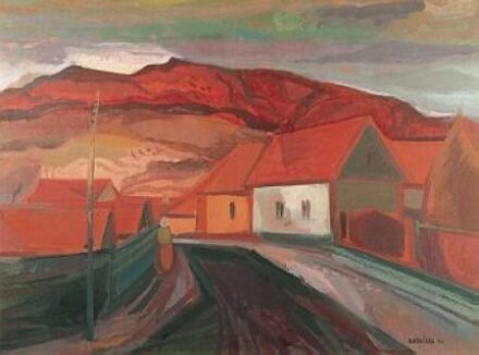 Luzsica Lajos (1920-2005): Zebegényi részlet 1974