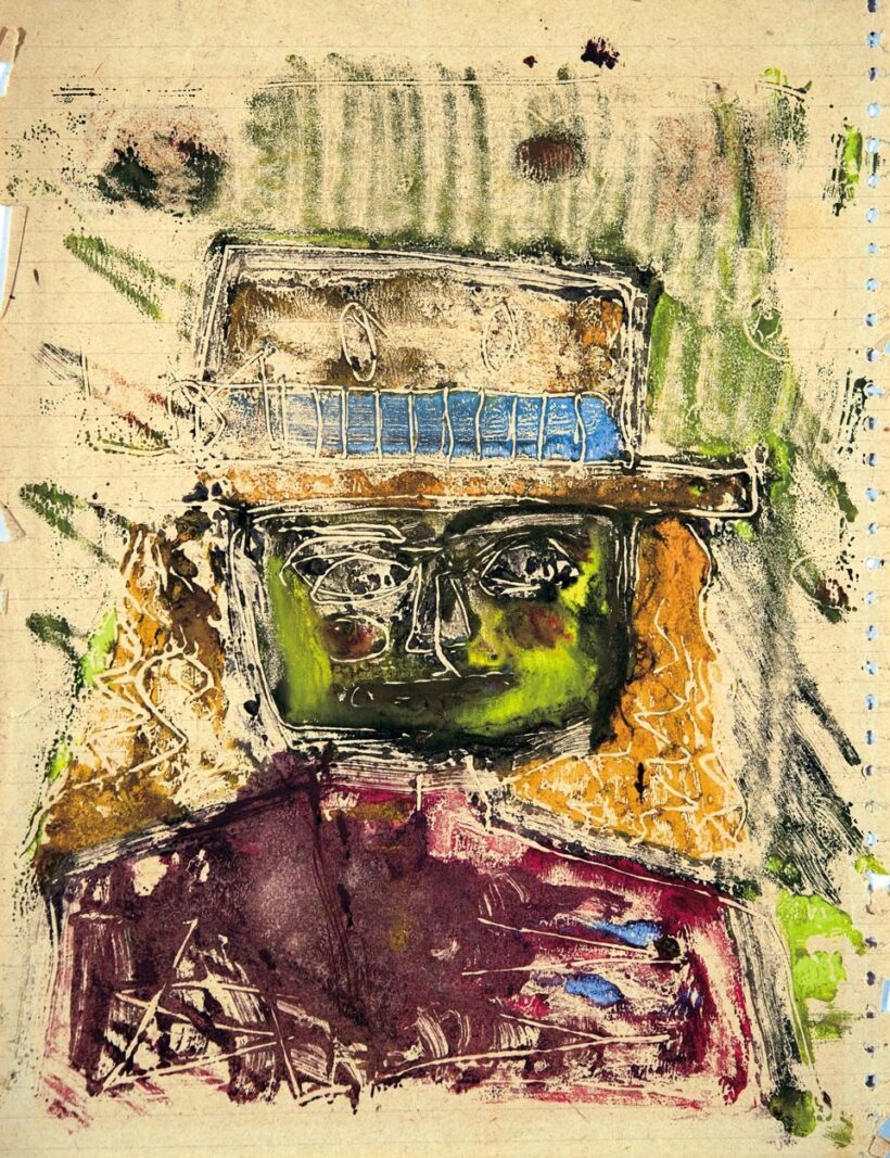Kondor Béla (1931-1972): Kalapos nő
