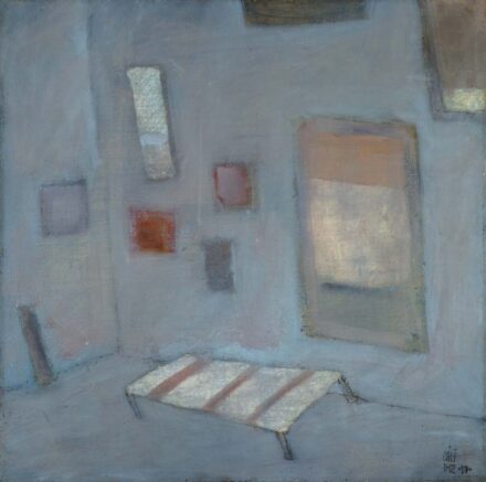 Váli Dezső (1942-): Műterem tél végén, 2002, A/2002/21