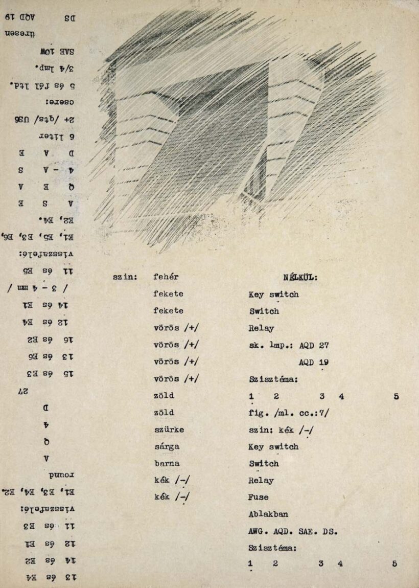 Szentjóby Tamás (1944): Képvers, 1967