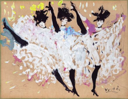 Vértes Marcell (1895-1961): Kán-kán a Moulin Rouge-ban