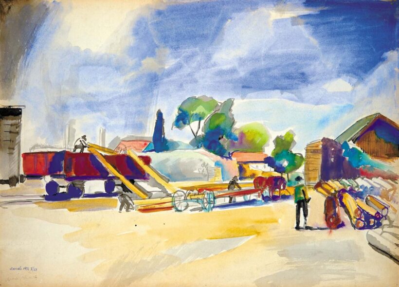 Patkó Károly (1895-1941): Marcali, 1932