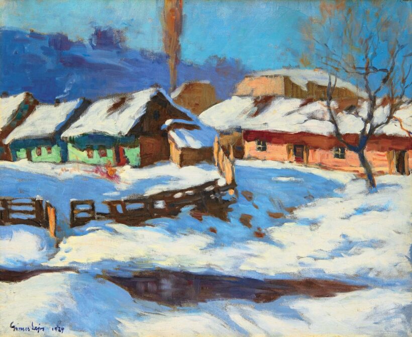 Gimes Lajos (1886-1945): Téli napsütés, 1929