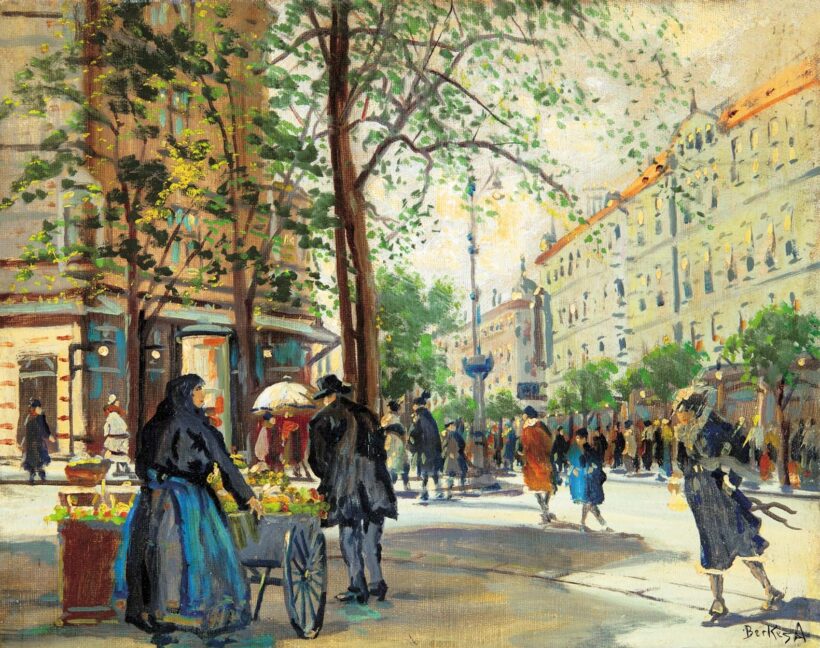 Berkes Antal (1874-1938): Virágárus