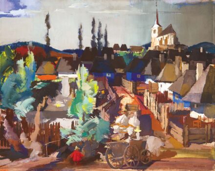 Aba-Novák Vilmos (1894-1941): Székely falu (Tótfalu), 1930-as évek
