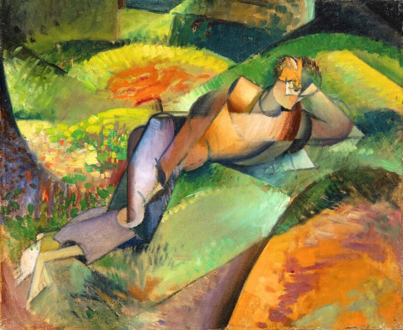 Szobotka Imre (1890-1961): Fekvő alak, 1912-1914 körül