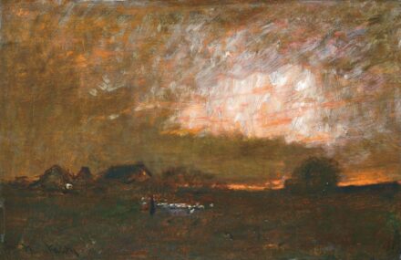 Munkácsy Mihály (1844-1900) : Naplemente, 1873