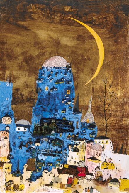 Bornemisza László (1910-1995): Skandináv táj II., 1974