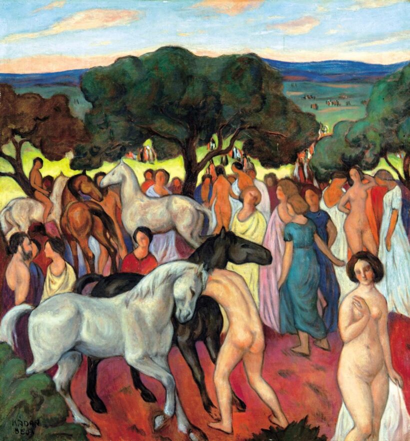Kádár Béla (1877-1956): Árkádia, 1917 körül