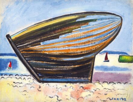 Járitz Józsa (1893-1986): Bárka a tengerparton, 1927