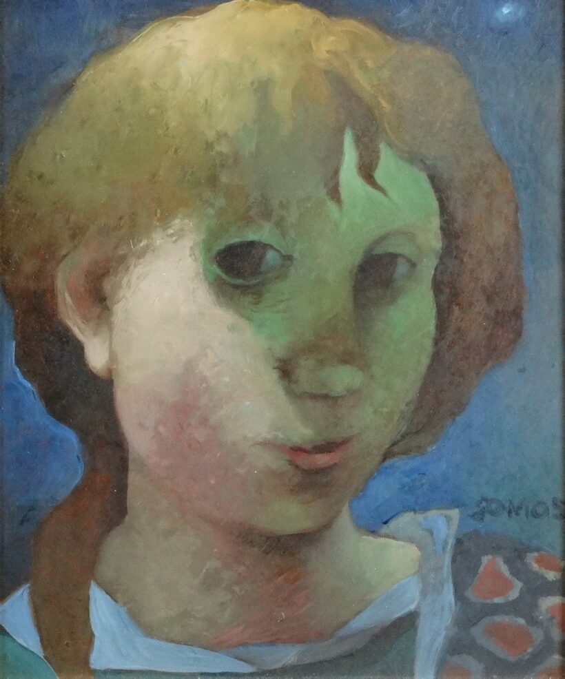 Somos Miklós (1933 - 2009): Kislányportré (Stella)