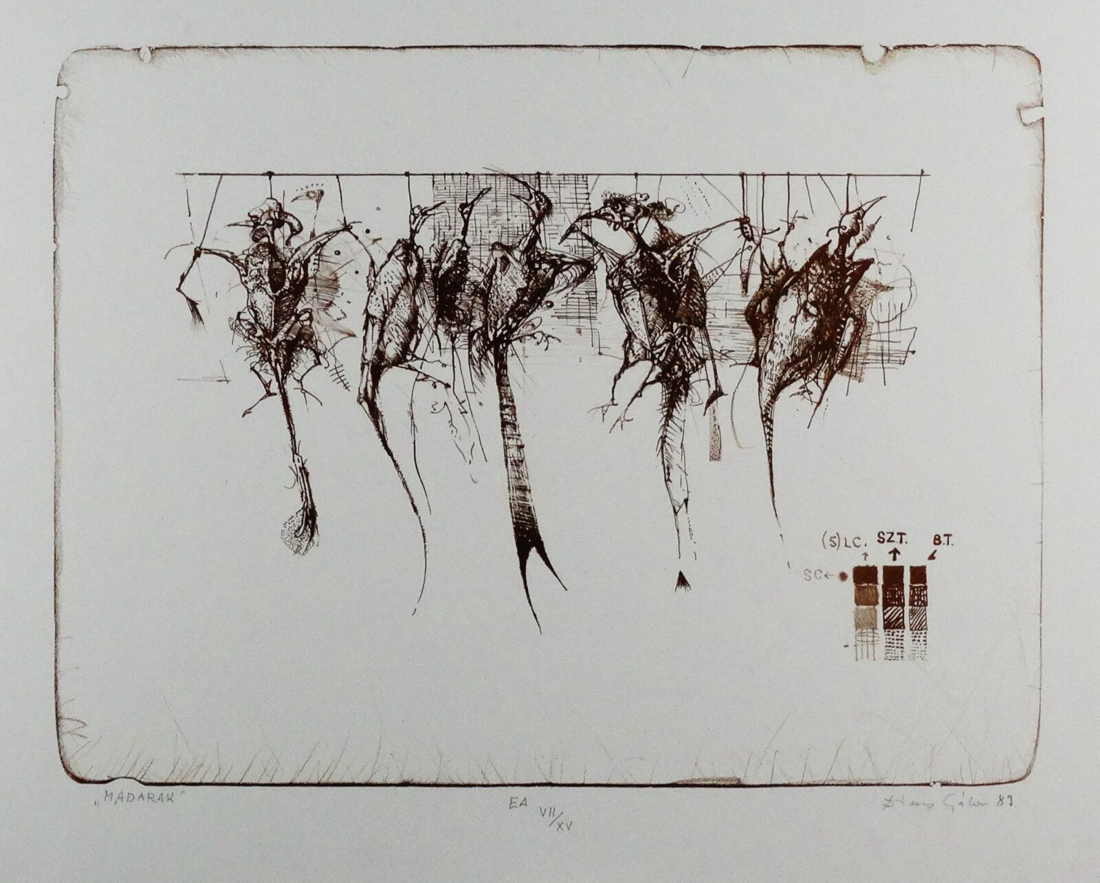 Dienes Gábor (1948 - 2010): Madarak 1989