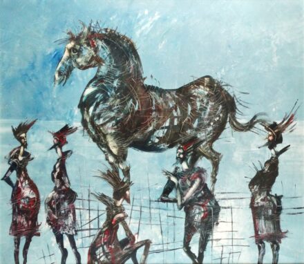 Györfi András (1964): Lovat csodálók 1997