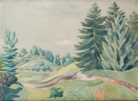 Olvashatatlan szignó: Dombok 1938.