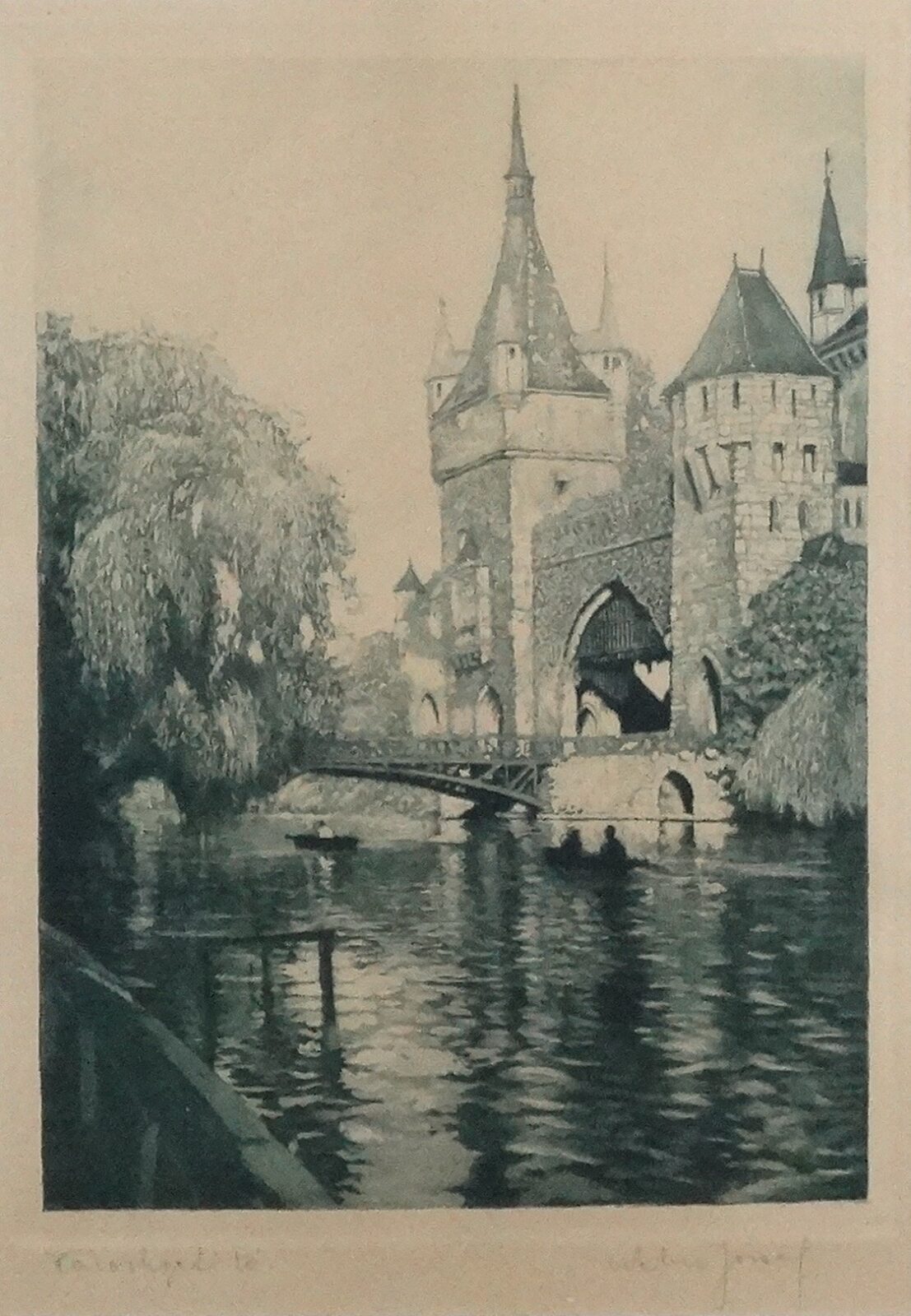 Weber József ? : Városligeti tó